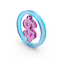 Dollar In Circle Symbol PNG & PSD Images