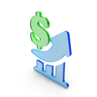 Dollar Growth Graph Market Icon PNG & PSD Images