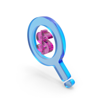 Dollar Find Symbol PNG & PSD Images