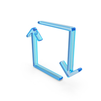 Square Flow Arrows Icon PNG & PSD Images