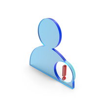 User With Exclamation Mark Symbol PNG & PSD Images