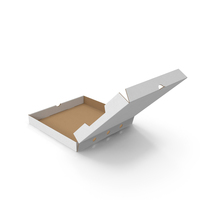 Pizza Box Opened White PNG & PSD Images