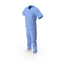 Dr Dress Scrub Suit for Man Blood Stained PNG & PSD Images