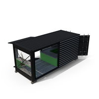 Cafe Metal Container Grey PNG & PSD Images
