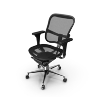 Office Chair With Armrests PNG & PSD Images