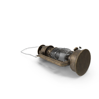 Rustic Kerosene Lantern Old Bronze PNG & PSD Images