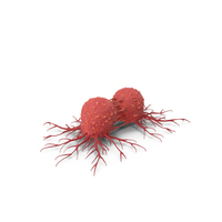 Red Dividing Tumor Cells PNG & PSD Images