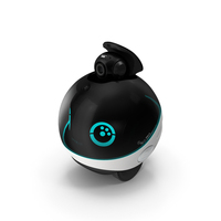 Enabot EBO X Companion Robot Blue PNG & PSD Images