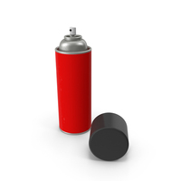 Red Recycling Aerosol Can PNG & PSD Images