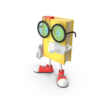 Crying Cartoon Book Yellow PNG & PSD Images