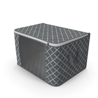 Foldable Storage Box Grey Empty PNG & PSD Images