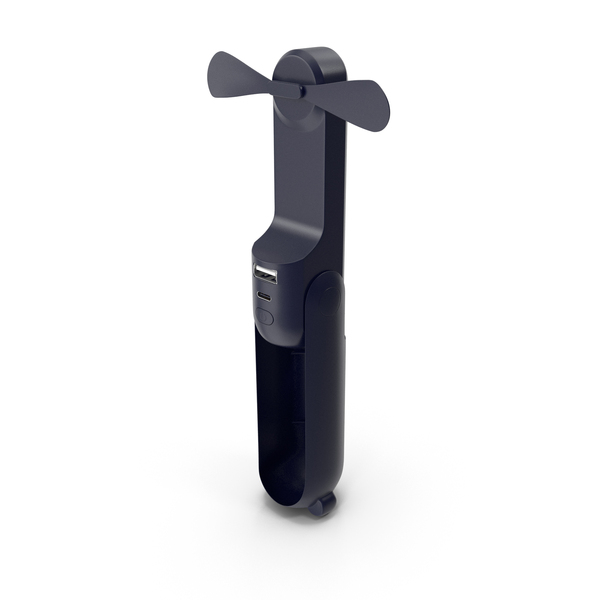 Handheld Mini Fan Blue PNG & PSD Images