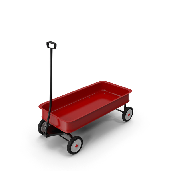 Little Red Toy Wagon PNG & PSD Images