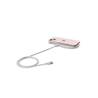 Wireless Charger Apple AirPower With Pink Apple iPhone 13 PNG & PSD Images