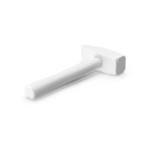 White Hammer On Side PNG & PSD Images