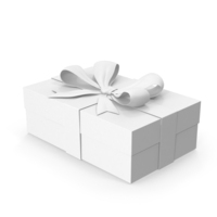 White Gift Box PNG & PSD Images