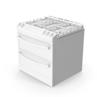 White Oven Gas Range PNG & PSD Images