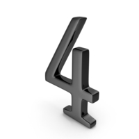 Number 4 PNG & PSD Images