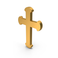Gold Cross Icon PNG & PSD Images