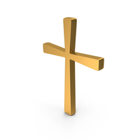 Gold Cross Icon PNG & PSD Images