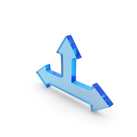 Three Directional Arrows Icon PNG & PSD Images