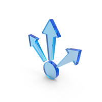Three Directional Arrows Symbol PNG & PSD Images