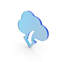 Cloud Download Arrow Symbol PNG & PSD Images