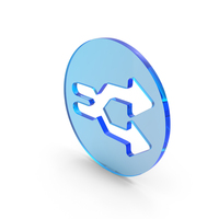 Round Shuffle Icon PNG & PSD Images