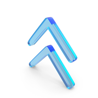 Scrolling Double Arrow Icon PNG & PSD Images