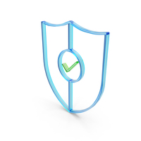 Shield With Tick Mark Icon PNG & PSD Images