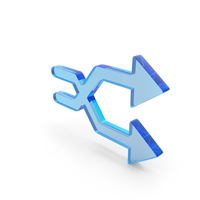 Shuffle Crossing Arrows Icon PNG & PSD Images
