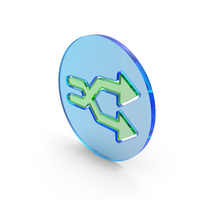 Round Shuffle Icon PNG & PSD Images