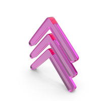 Three Up Directional Arrows Icon PNG & PSD Images