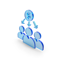 User Group Dollar Money Management Icon PNG & PSD Images