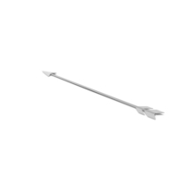 Single Grey Toon Arrow On Ground PNG & PSD Images