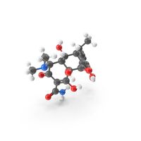 Doxycycline Molecule PNG & PSD Images
