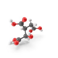 Isocitrate Molecule PNG & PSD Images
