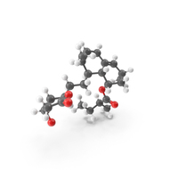 Lovastatin (Mevacor) Molecule PNG & PSD Images