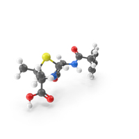 Penicillin Molecule PNG & PSD Images