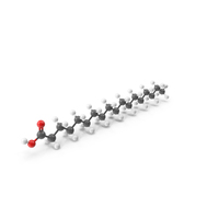 Stearic Acid Molecule PNG & PSD Images