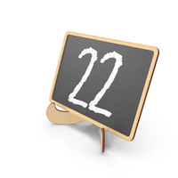 Small Plywood Chalkboard PNG & PSD Images