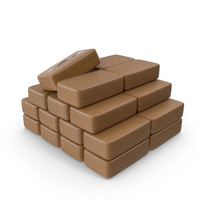 Drug Brick Pile PNG & PSD Images
