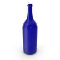 Cobalt Bordeaux Wine Bottle 1.5L PNG & PSD Images