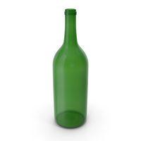 Green Bordeaux Wine Bottle 1.5L PNG & PSD Images