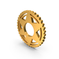 Gold Cycle Gear Icon PNG & PSD Images