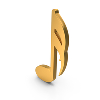 Gold Music Note Icon PNG & PSD Images