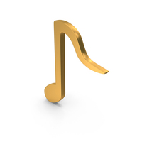 Gold Music Note Icon PNG & PSD Images