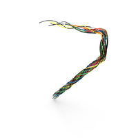 Colored Cable Number 7 PNG & PSD Images