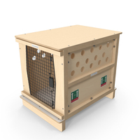 Airline Pet Wooden Crate PNG & PSD Images