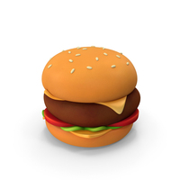 Cartoon Burger PNG & PSD Images
